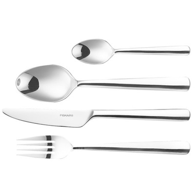 FISKARS ZESTAW SZTUĆCÓW 24szt. BŁYSZCZĄCE