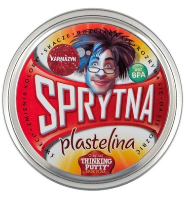 SPRYTNA PLASTELINA SUPER BROKATOWA GLITTER ORNAMEN