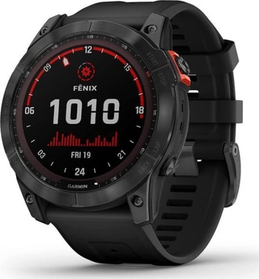 Zegarek sportowy Garmin Fenix 7X Czarny (0100254101)