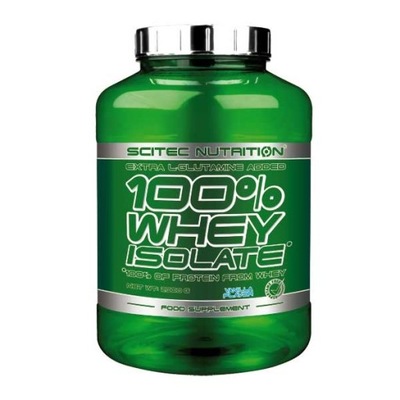 SCITEC 100% Whey Isolate 2000g Truskawka