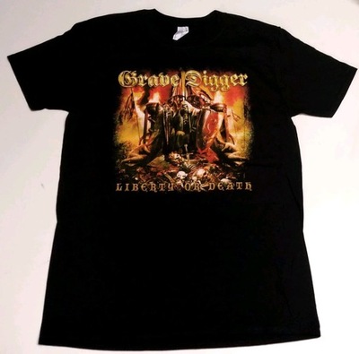 GRAVE DIGGER Liberty or Death metal koszulka r L