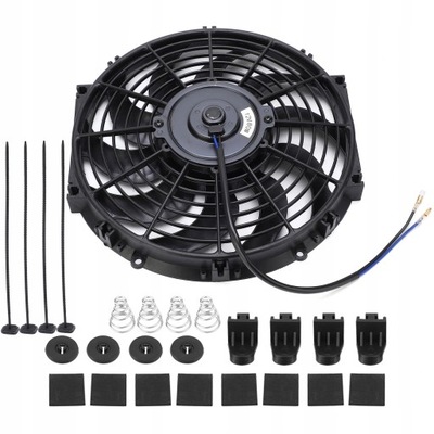 UNIVERSAL VENTILADOR DEL RADIADOR 12V 80W NEGRO  