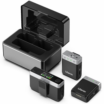 Bezprzewodowy Zestaw Mikrofonowy ULANZI U-MIC AM18 100m 2,4GHz 2 x 8 GB