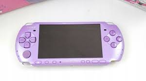 SONY PSP 3004 PURPLE PlMenu WiFi Etui Zestaw GIER