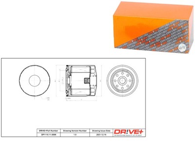 ФІЛЬТР МАСЛА PEUGEOT БЕНЗИН 2.8 77-81 6 04 DRIVE+