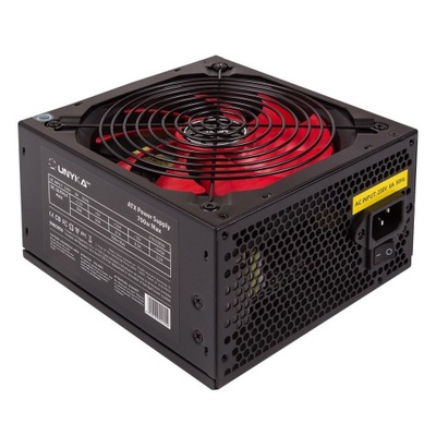 ZASILACZ GAMINGOWY UNYKACH ATX 700W CZARNY CZERWO