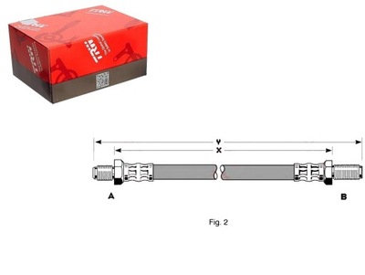 CABLE ELÁSTICO HAM.FORD TRW PHC205 CABLE DE FRENADO ELÁSTICO  