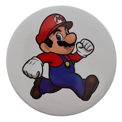Przypinka Okrągła Mario Super Mario Bros Game Lovers Nintendo