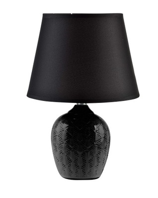 LETI BLACK Lampa stołowa 12x9xh30cm