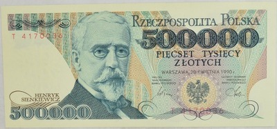 12.III RP, 500 000 Zł 1990 T, M.193.a, St.1