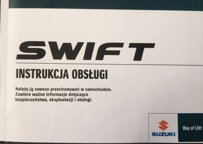 SUZUKI SWIFT SPORT POLSKA MANUAL MANTENIMIENTO 2017-  