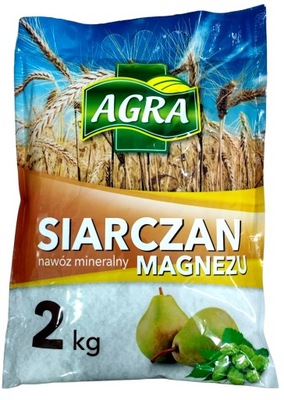 SIARCZAN MAGNEZU NAWÓZ MINERALNY 2KG AGRA