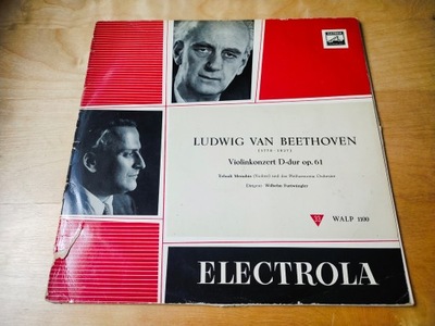 Beethoven - Menuhin (Violine) - Furtwängler LP(S62)
