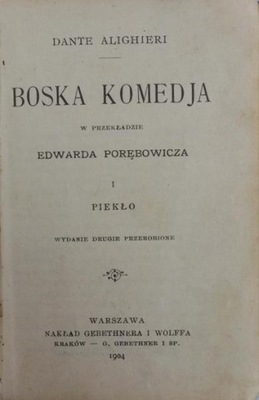 Dante Alighieri Boska komedja I Piekło 1904