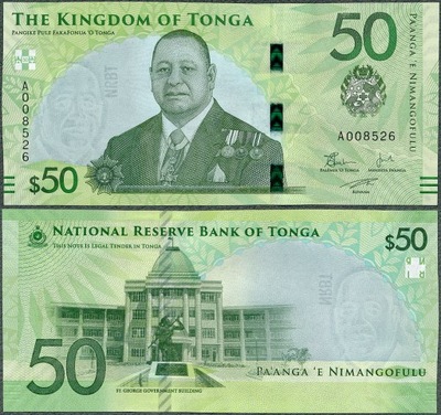 Tonga - 50 paanga ND/2023 * W54 * nowa seria