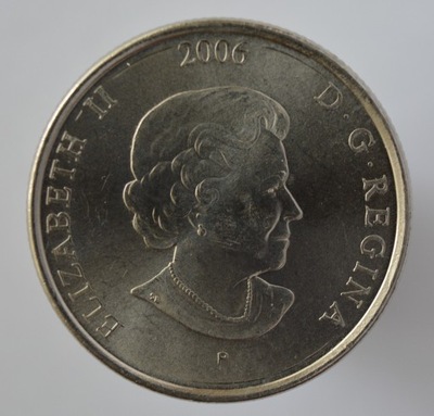 Kanada 25 centów 2006 kolor