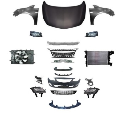 Astra j перед капот бампер крыло лампа pas фото №1