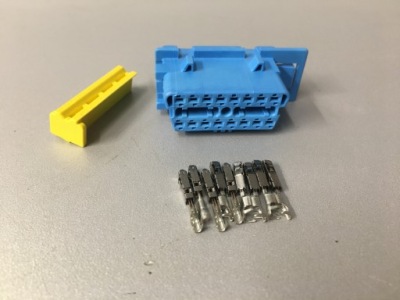 Штекер роз'єм obd man daf оригінал 9 pin фото №1