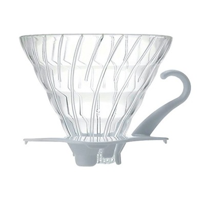 Hario szklany Drip V60-02 Biały