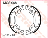 TRW LUCAS BRAKE SHOES BRAKE (130X28MM) (Y506) YFM 125 '04-'15  