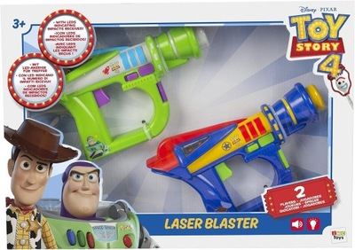 LASER TAG TOY STORY ZESTAW DLA dwóch 2 PISTOLETY LASEROWE