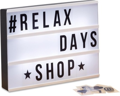 Tablica LED Relaxdays 10021538