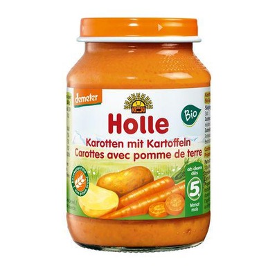 HOLLE Bio Danie Marchewka i ziemniak, 190g