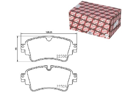 ZAPATAS DE FRENADO AUDI A4 15- ASHIKA  