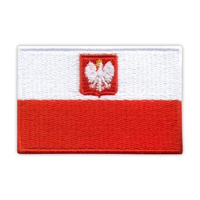 Naszywka Polska - Bandera Polski - HAFT