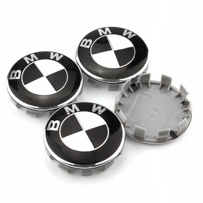 JUEGO BMW 4 PIEZAS DEKLE TAPACUBOS 68 MM  