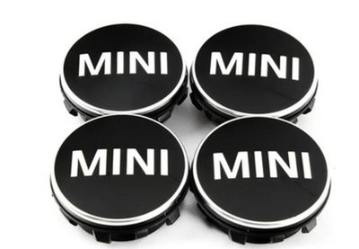 MINI 56MM NUEVO TAPA 56 MM NEGRO 4 PIEZAS  