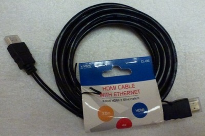 Kabel Savio CL-06 HDMI - HDMI 3 m