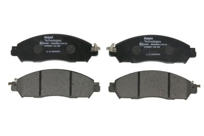Тормозные колодки тормозные delphi lp3291 фото №1