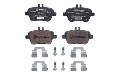 BREMBO PADS BRAKE TUNINGOWE XTRA REAR YES MERCEDES A W176 B  