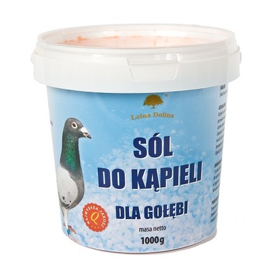 Sól do kąpieli gołębi Leśna Dolina piórojady 1kg