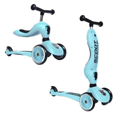 HUlajnoga Scoot & Ride Highwaykick 1 2w1 Blueberry 96352