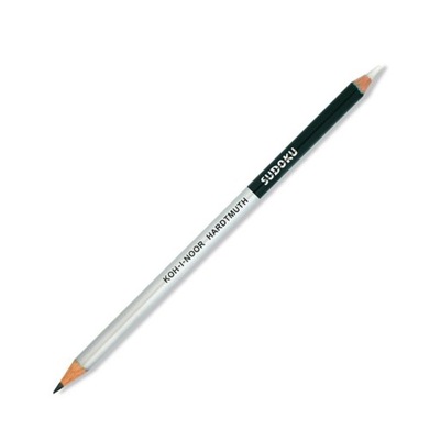 Ołówek grafitowy 2b plus gumka w ołówku sudoku Koh