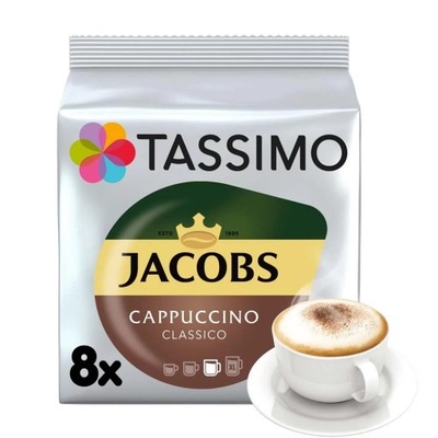 Kapsułki TASSIMO JACOBS CAPPUCCINO CLASICO 16szt