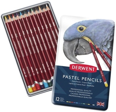 DERWENT Kredki Pastel pastele w kredce 12 kolorów