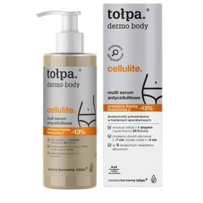 UJĘDRNIAJĄCE Serum antycellulitowe TOŁPA 250ml