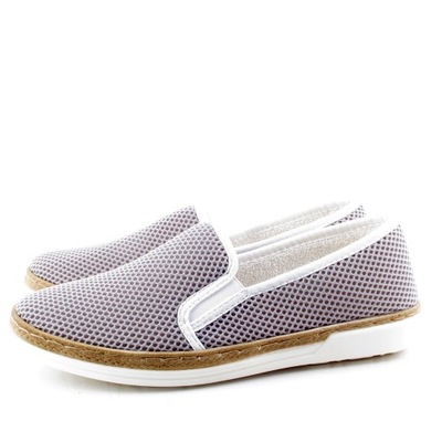 PANTO FINO ES-02-C LEKKIE SZARE ESPADRYLE 67646/41