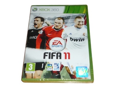 XBOX 360 FIFA 11 2011 FOLIA NOWA GRA X360