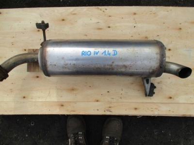 Kia rio iii выхлоп гаситель конечный 1,4crdi 2011- фото №1
