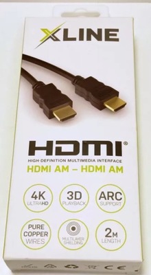 KABEL HDMI-HDMI GOTZE&JENSEN X-LINE 4K 1.4V 2M