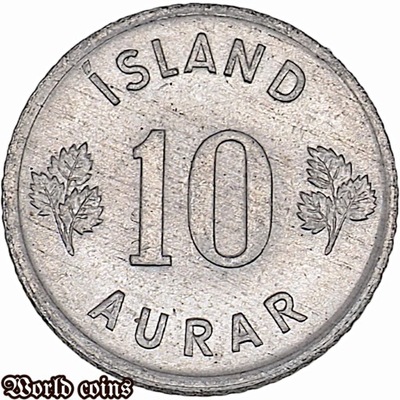 10 AURAR 1974 ISLANDIA