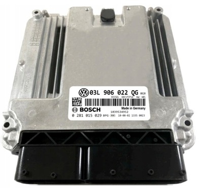 KOMPIUTERIS ECU VW 03L906022QG 0281015029 IMMO OFF 