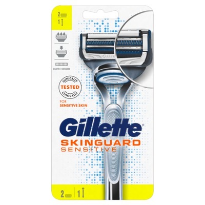 Maszynka Gillette Skinguard Sensitiv + 2 ostrza