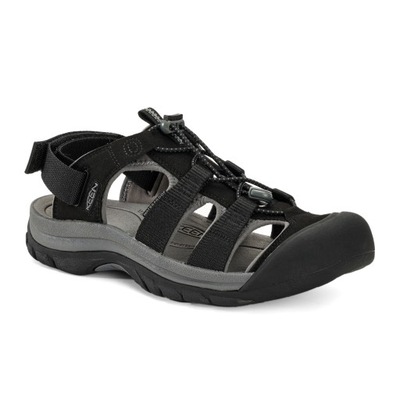 Pánske trekingové sandále KEEN Rapids H2 black/steel grey 46 EU