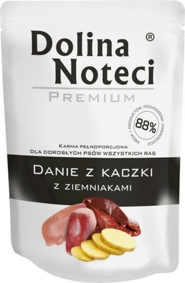 Dolina Noteci Premium Danie z Kaczki z Ziemniakami saszetka dla psa 300g