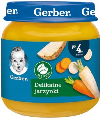 GERBER pierwszy obiadek delikatne jarzynki 4m 125g